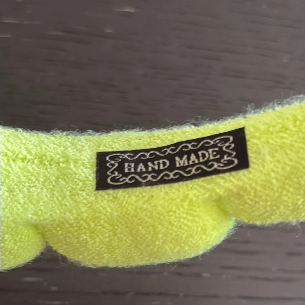 Pixi Target Collab Vibrant Green Scalloped Headband for Makeup